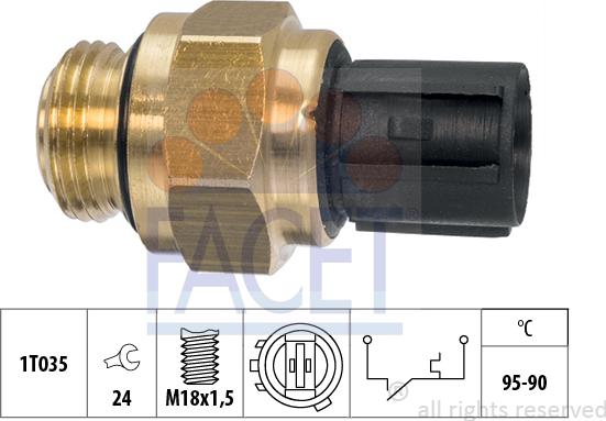 FACET 75.196 - Termocontatto, Ventola radiatore autozon.pro