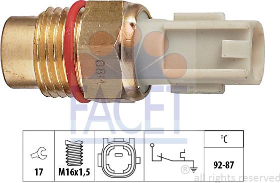 FACET 75.198 - Termocontatto, Ventola radiatore autozon.pro