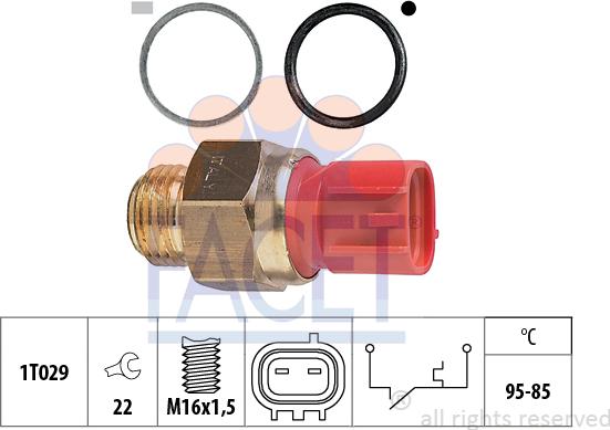 FACET 75.149 - Termocontatto, Ventola radiatore autozon.pro