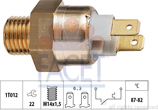 FACET 75.146 - Termocontatto, Ventola radiatore autozon.pro