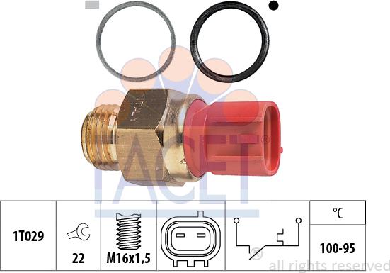 FACET 75.148 - Termocontatto, Ventola radiatore autozon.pro