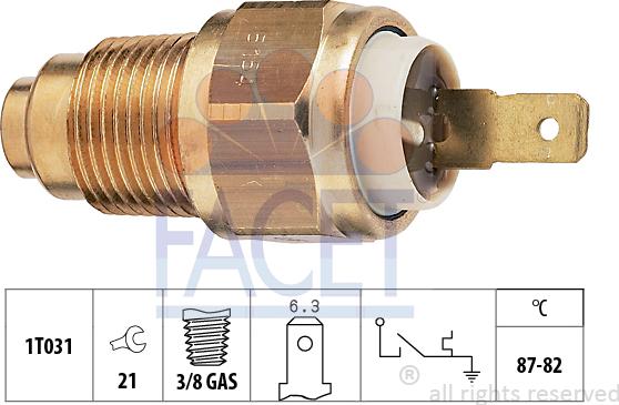 FACET 75.154 - Termocontatto, Ventola radiatore autozon.pro