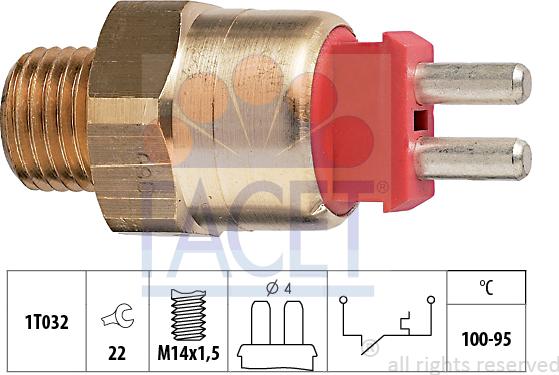 FACET 7.5169 - Termocontatto, Ventola radiatore autozon.pro