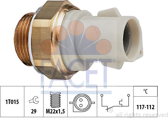 FACET 75.166 - Termocontatto, Ventola radiatore autozon.pro