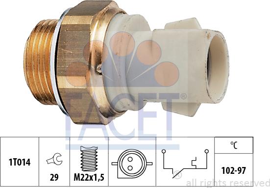 FACET 75.137 - Termocontatto, Ventola radiatore autozon.pro