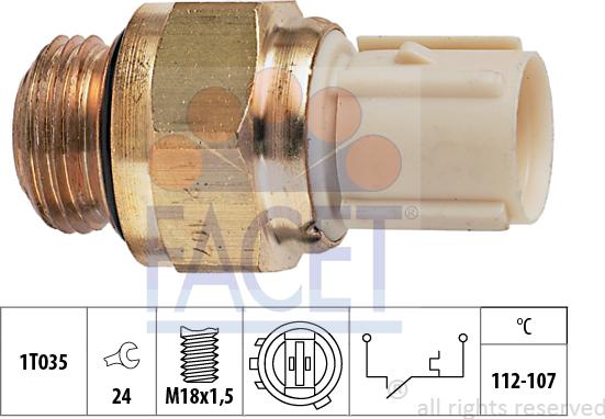 FACET 7.5179 - Termocontatto, Ventola radiatore autozon.pro