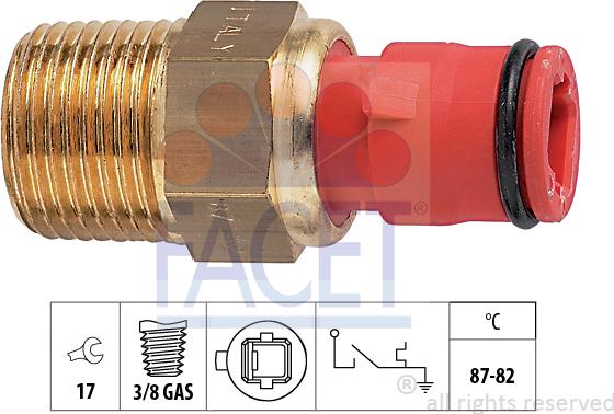 FACET 75.259 - Termocontatto, Ventola radiatore autozon.pro