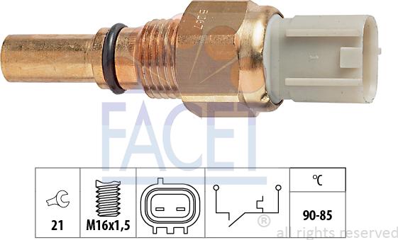 FACET 7.5267 - Termocontatto, Ventola radiatore autozon.pro