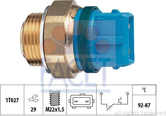 FACET 75.201 - Termocontatto, Ventola radiatore autozon.pro