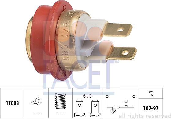 FACET 75.208 - Termocontatto, Ventola radiatore autozon.pro