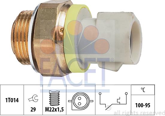 FACET 75.280 - Termocontatto, Ventola radiatore autozon.pro