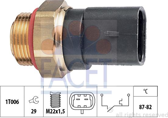 FACET 75.230 - Termocontatto, Ventola radiatore autozon.pro