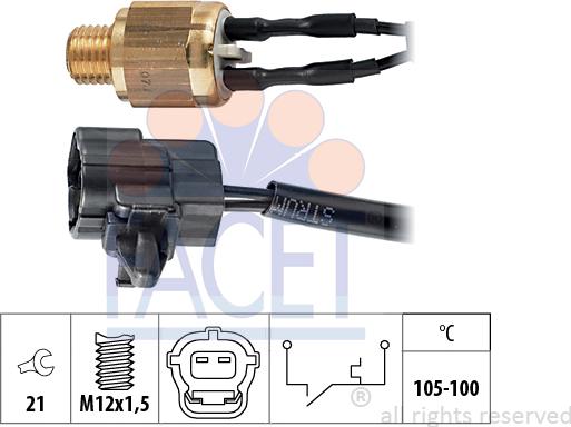 FACET 75.220 - Termocontatto, Ventola radiatore autozon.pro