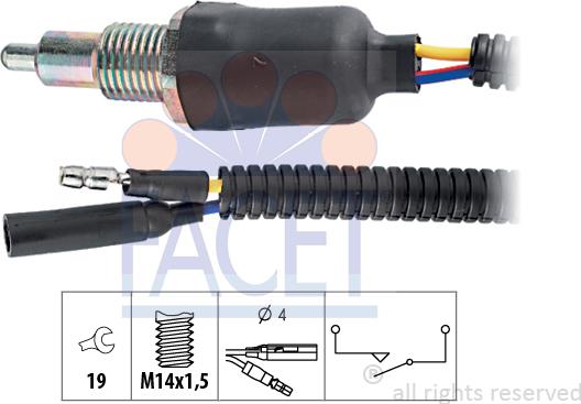 FACET 7.6093 - Interruttore, Luce di retromarcia autozon.pro