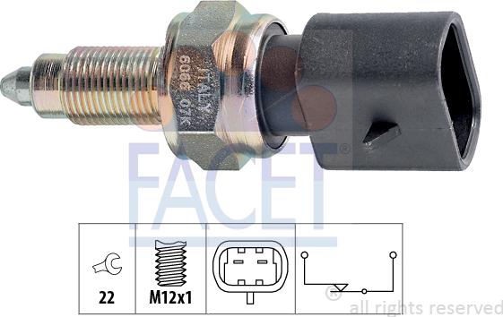 FACET 76.066 - Interruttore, Luce di retromarcia autozon.pro