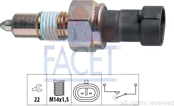 FACET 7.6067 - Interruttore, Luce di retromarcia autozon.pro