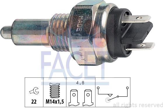 FACET 76.015 - Interruttore, Luce di retromarcia autozon.pro