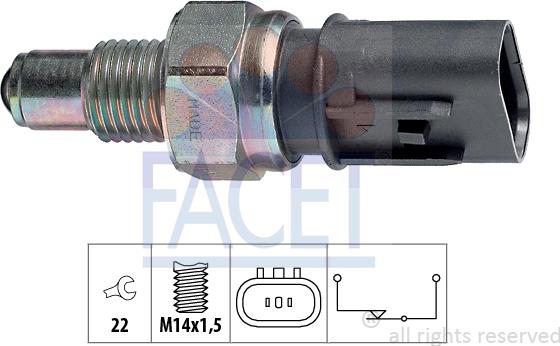 FACET 76.084 - Interruttore, Luce di retromarcia autozon.pro