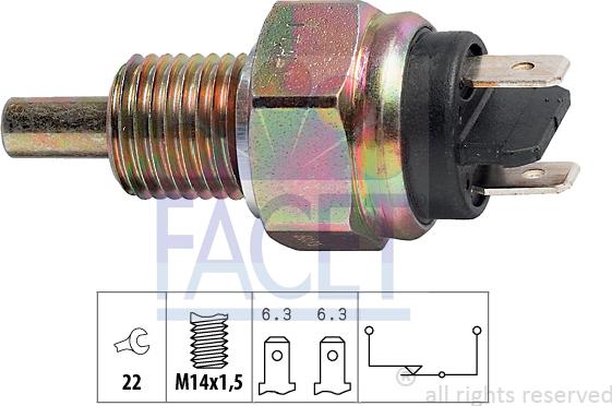 FACET 76.035 - Interruttore, Luce di retromarcia autozon.pro