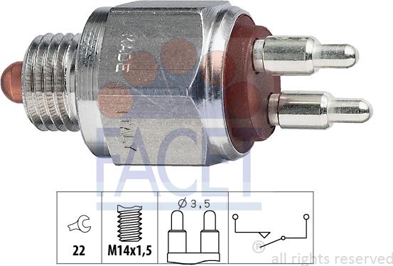 FACET 7.6036 - Interruttore, Luce di retromarcia autozon.pro