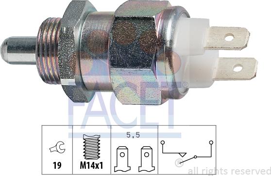 FACET 7.6021 - Interruttore, Luce di retromarcia autozon.pro