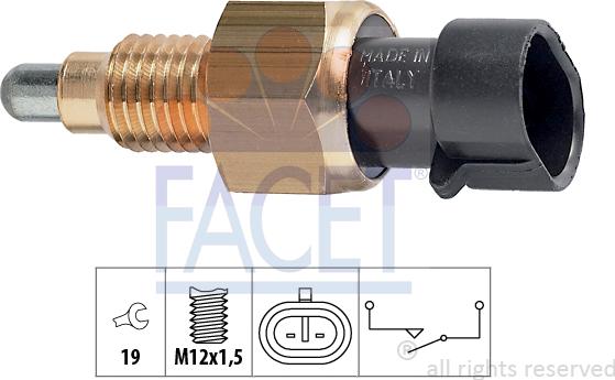 FACET 76.073 - Interruttore, Luce di retromarcia autozon.pro