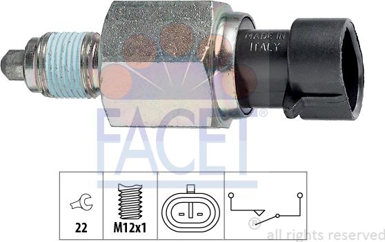 FACET 7.6196 - Interruttore, Luce di retromarcia autozon.pro