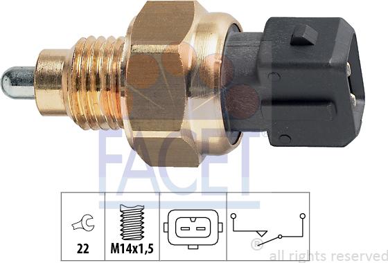 FACET 7.6108 - Interruttore, Luce di retromarcia autozon.pro