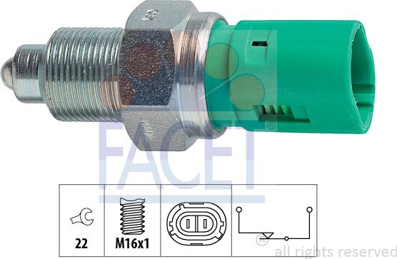 FACET 7.6114 - Interruttore, Luce di retromarcia autozon.pro