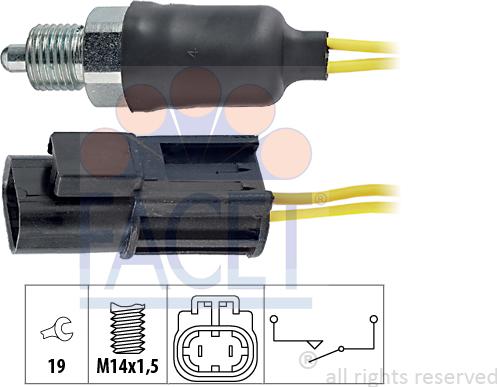 FACET 7.6115 - Interruttore, Luce di retromarcia autozon.pro