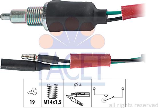 FACET 7.6135 - Interruttore, Luce di retromarcia autozon.pro