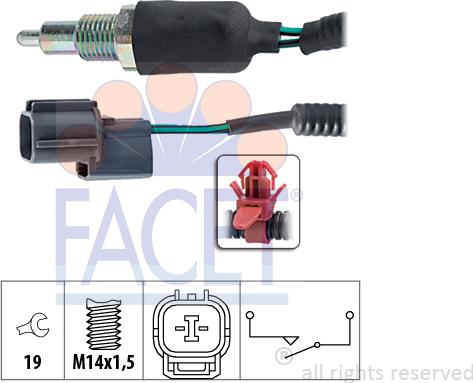 FACET 7.6174 - Interruttore, Luce di retromarcia autozon.pro