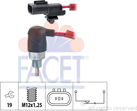 FACET 7.6176 - Interruttore, Luce di retromarcia autozon.pro