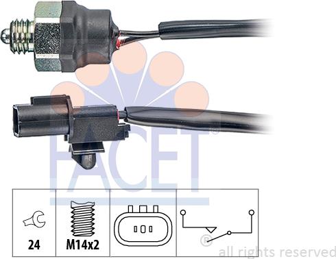 FACET 7.6342 - Interruttore, Luce di retromarcia autozon.pro