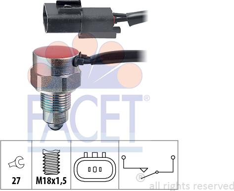 FACET 7.6319 - Interruttore, Luce di retromarcia autozon.pro