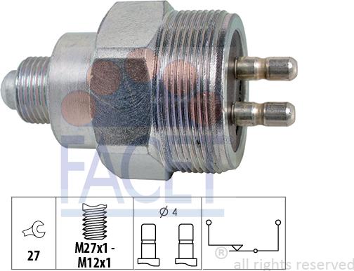 FACET 7.6324 - Interruttore, Luce di retromarcia autozon.pro