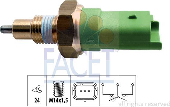 FACET 7.6245 - Interruttore, Luce di retromarcia autozon.pro