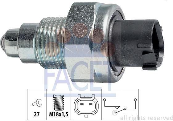 FACET 7.6246 - Interruttore, Luce di retromarcia autozon.pro