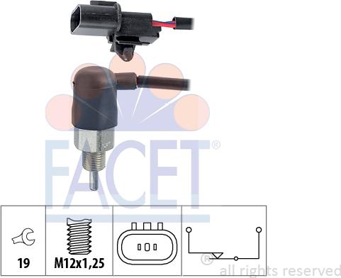 FACET 7.6240 - Interruttore, Luce di retromarcia autozon.pro