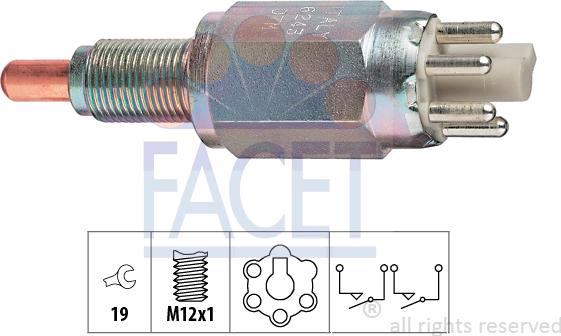 FACET 7.6243 - Interruttore, Luce di retromarcia autozon.pro