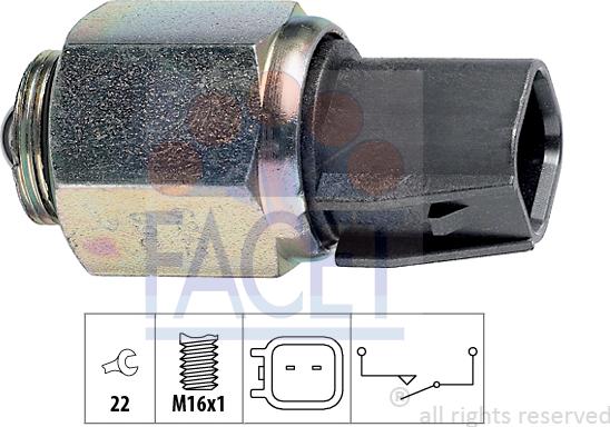 FACET 7.6242 - Interruttore, Luce di retromarcia autozon.pro