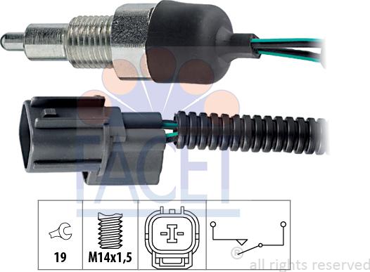 FACET 7.6247 - Interruttore, Luce di retromarcia autozon.pro