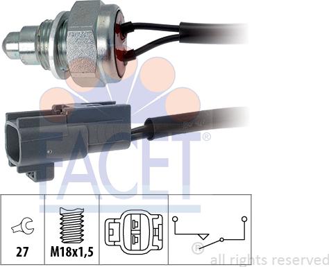 FACET 7.6259 - Interruttore, Luce di retromarcia autozon.pro