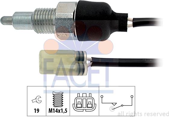 FACET 7.6255 - Interruttore, Luce di retromarcia autozon.pro