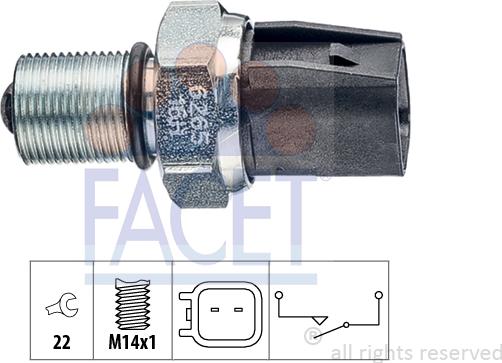 FACET 7.6265 - Interruttore, Luce di retromarcia autozon.pro