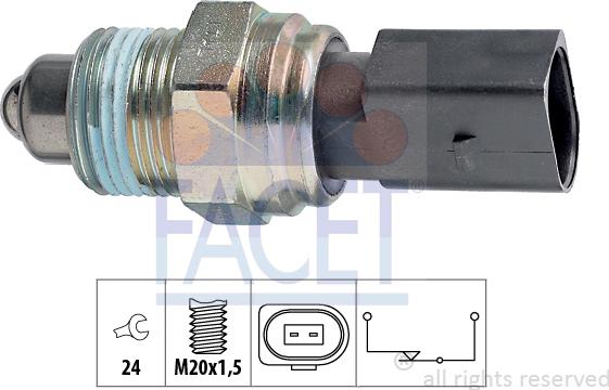 FACET 7.6205 - Interruttore, Luce di retromarcia autozon.pro