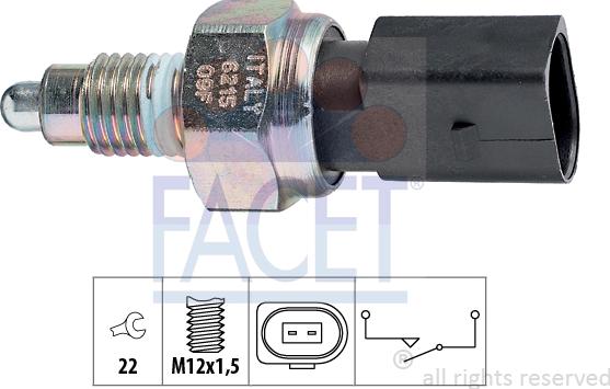 FACET 7.6215 - Interruttore, Luce di retromarcia autozon.pro