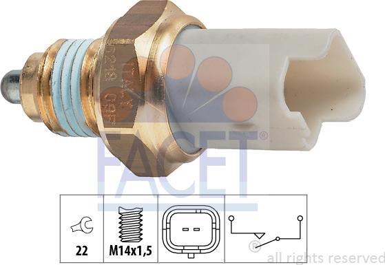 FACET 76.218 - Interruttore, Luce di retromarcia autozon.pro