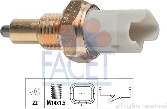 FACET 76.217 - Interruttore, Luce di retromarcia autozon.pro