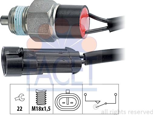 FACET 76.239 - Interruttore, Luce di retromarcia autozon.pro